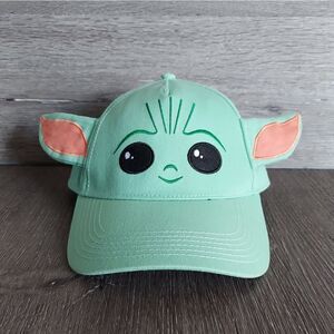 Disney Star Wars | The Mandalorian The Child Character With Ears Snapback Hat
